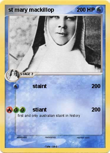 Pokemon st mary mackillop