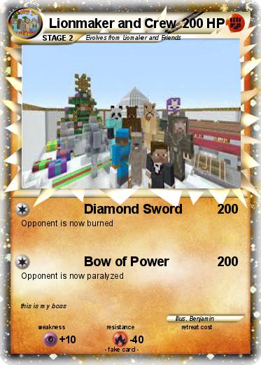 Pokemon Lionmaker and Crew