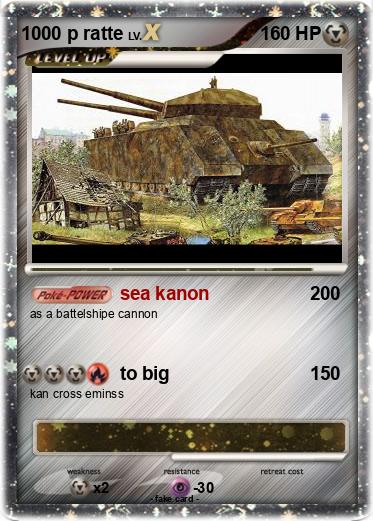 Pokemon 1000 p ratte