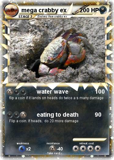 Pokemon mega crabby ex