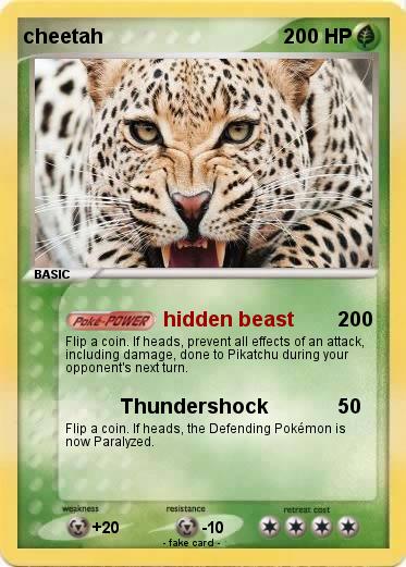 Pokemon cheetah