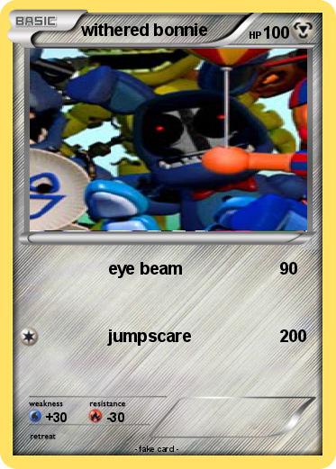 Pokemon withered bonnie