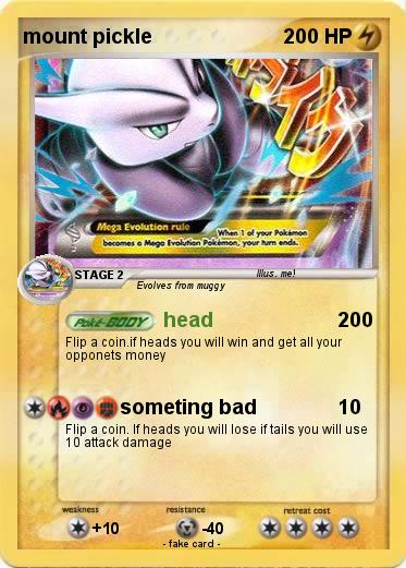 Pokemon mount pickle