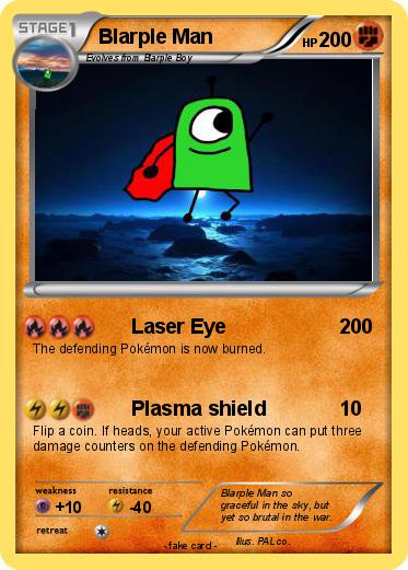 Pokemon Blarple Man