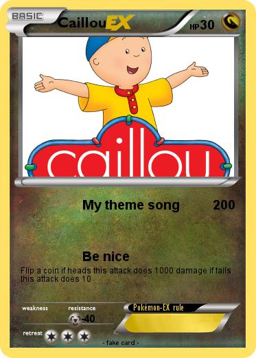 Pokemon Caillou