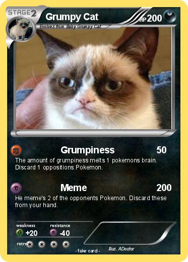 Pokemon Grumpy Cat