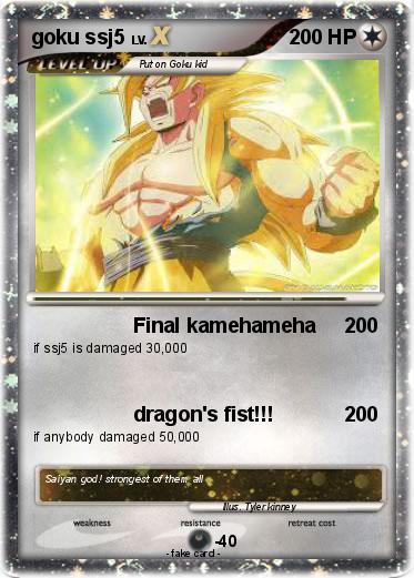 Pokemon goku ssj5