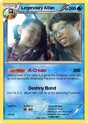 Pokemon Legendary Allan