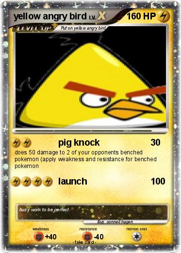 Pokemon yellow angry bird