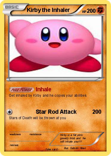 Pokemon Kirby the Inhaler