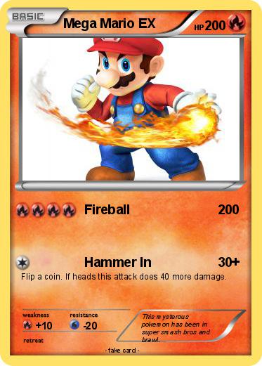 Pokemon Mega Mario EX