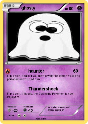 Pokemon ghosty