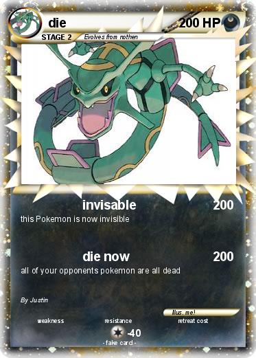 Pokemon die