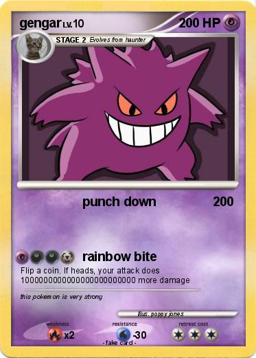 Pokemon gengar
