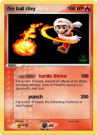 Pokemon fire ball riley