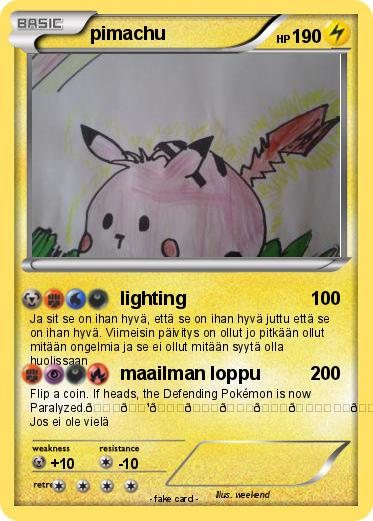 Pokemon pimachu