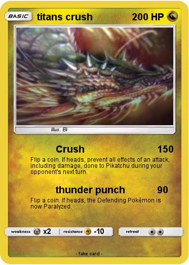 Pokemon titans crush