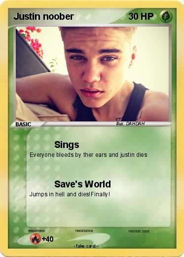 Pokemon Justin noober