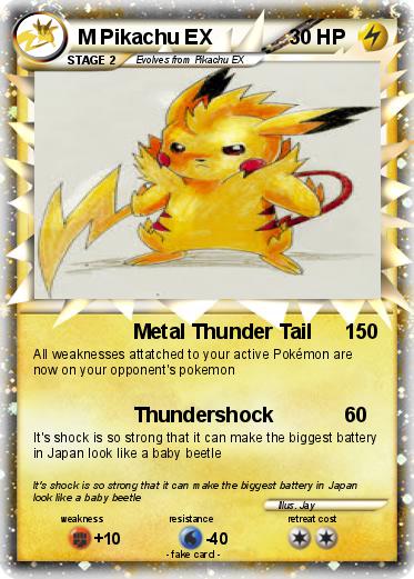 Pokemon M Pikachu EX