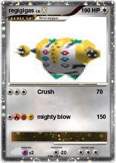 Pokemon regigigas