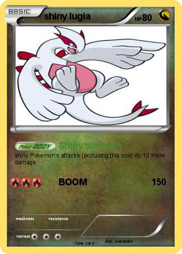 Pokemon shiny lugia