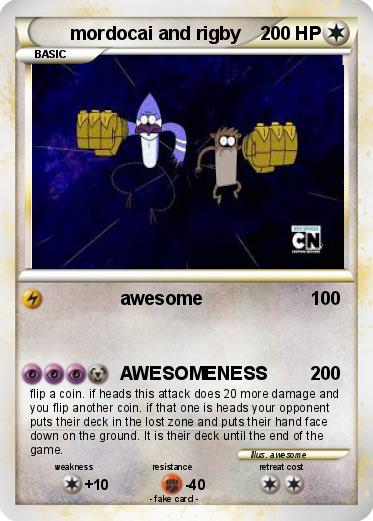 Pokemon mordocai and rigby