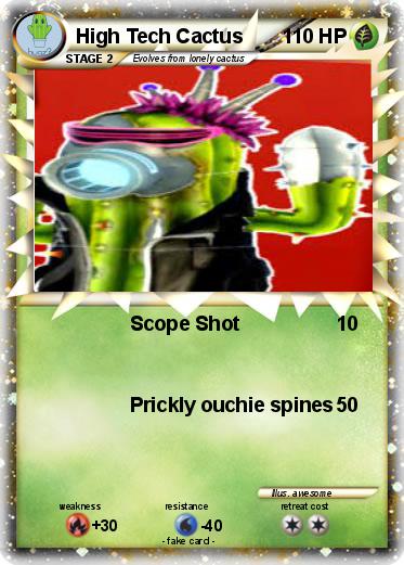 Pokemon High Tech Cactus