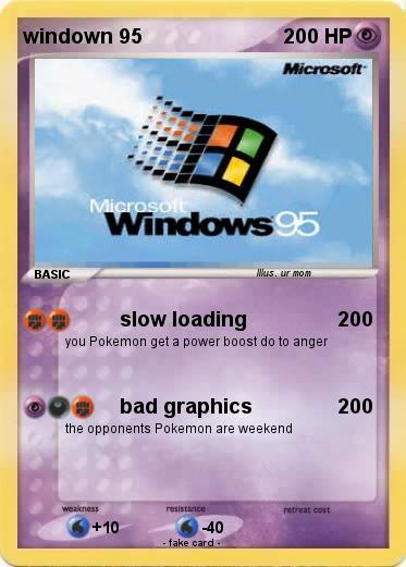 Pokemon windown 95