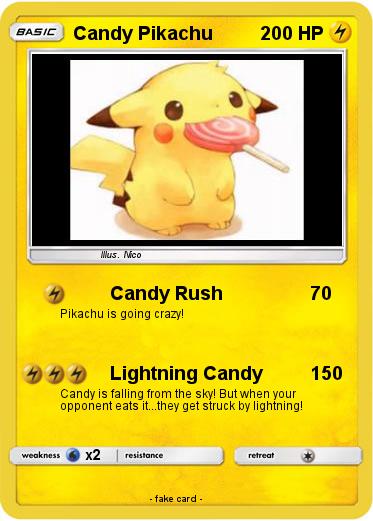 Pokemon Candy Pikachu