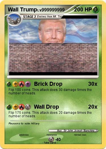 Pokemon Wall Trump