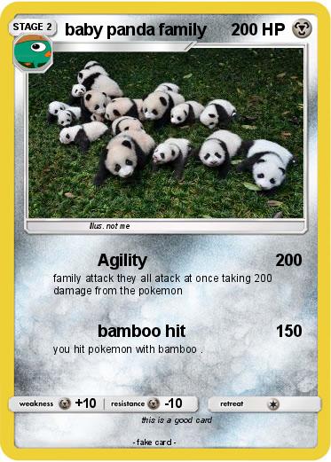 Pokemon baby panda family