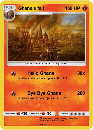 Pokemon Ghana's fall