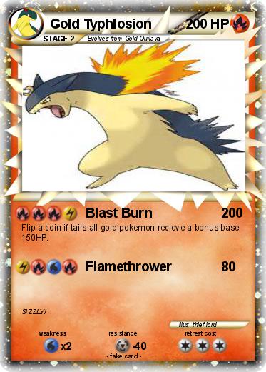Pokemon Gold Typhlosion