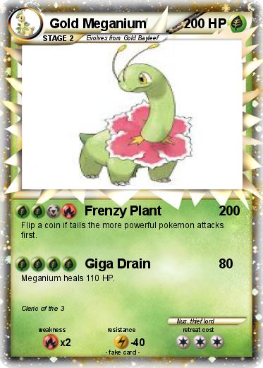 Pokemon Gold Meganium