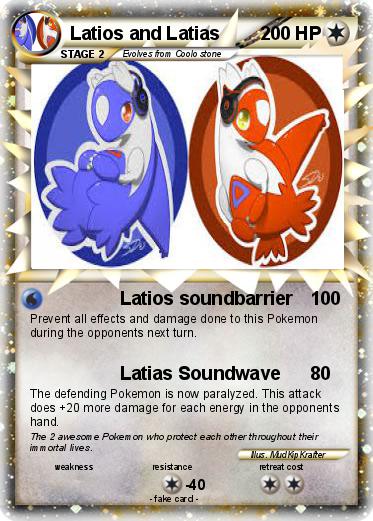Pokemon Latios and Latias