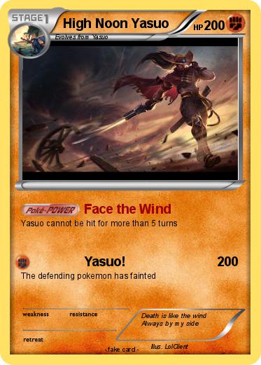 Pokemon High Noon Yasuo
