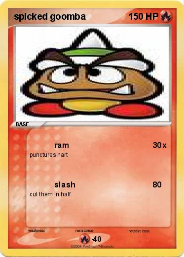 Pokemon spicked goomba