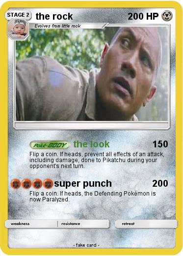 Pokemon the rock