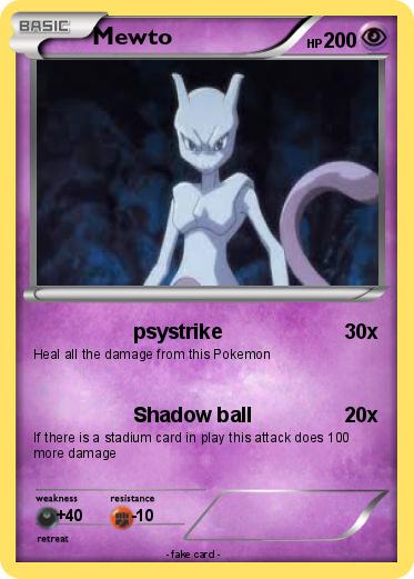 Pokemon Mewto