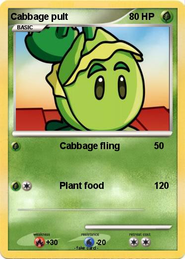 Pokemon Cabbage pult