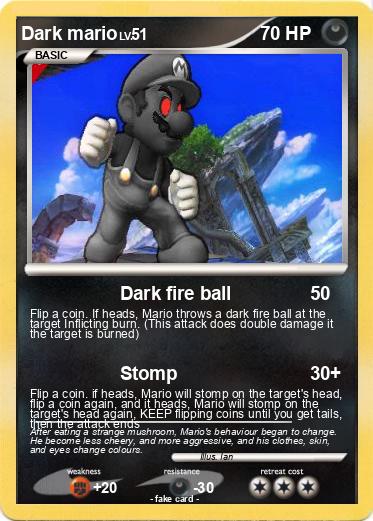 Pokemon Dark mario