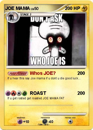 Pokemon JOE MAMA