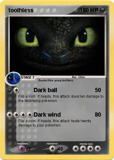 Pokemon toothless