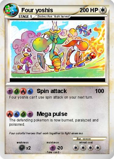 Pokemon Four yoshis