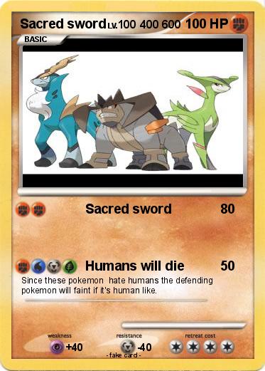 Pokemon Sacred sword
