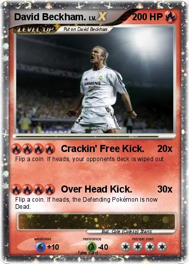 Pokemon David Beckham.