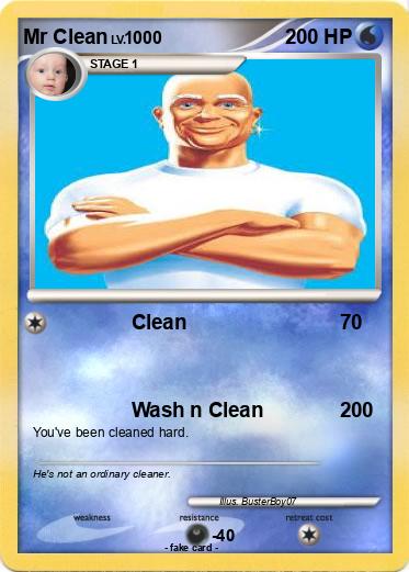 Pokemon Mr Clean