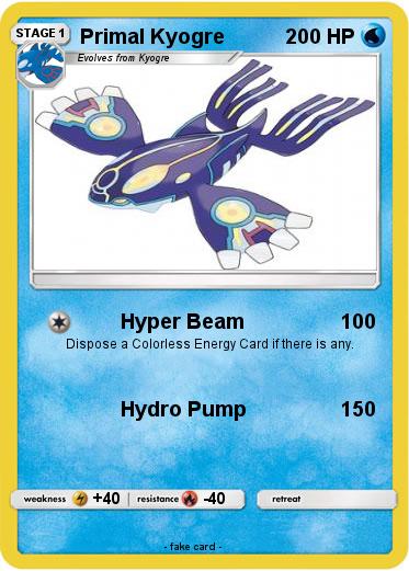 Pokemon Primal Kyogre