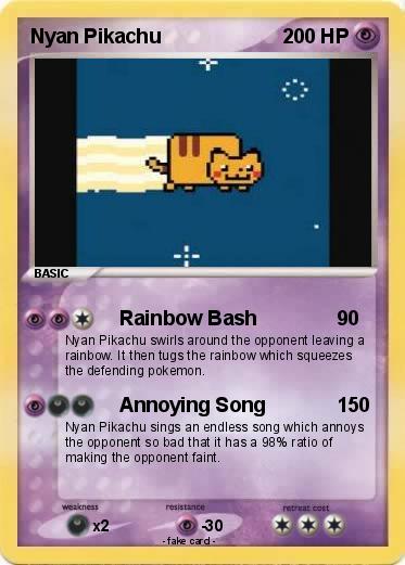 Pokemon Nyan Pikachu