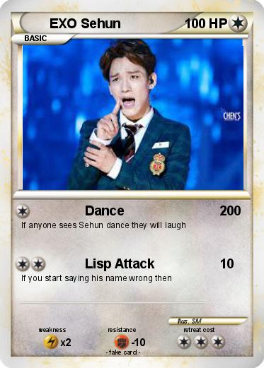 Pokemon EXO Sehun